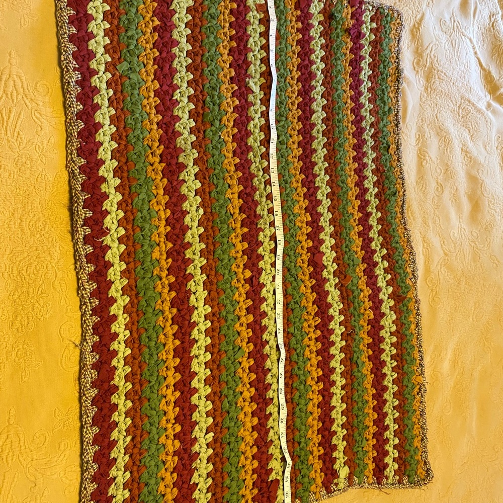 Handmade Homespun Rag Rug - Picture 4 of 4